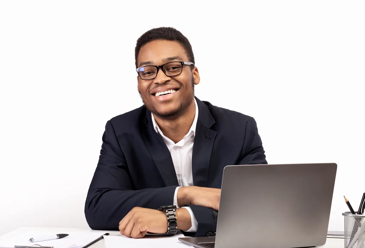 Young man looks pleased after receiving great one-on-one tutoring for the Louisiana Bar from ScaliseBarPrep.com